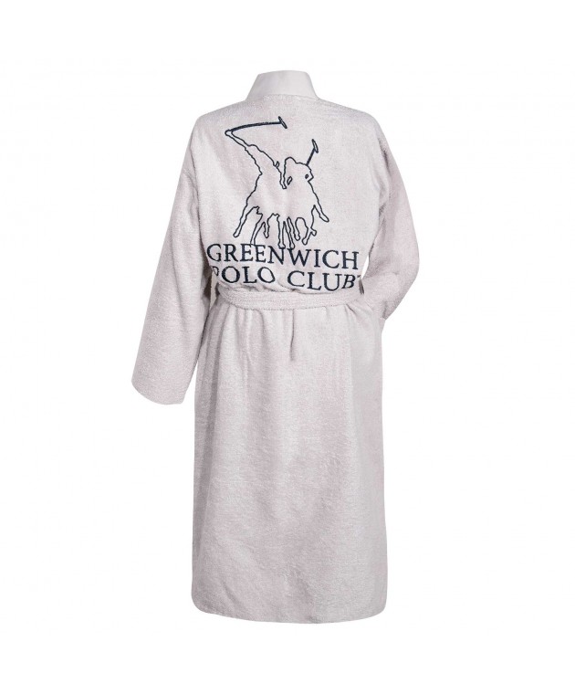 GREENWICH POLO CLUB ΜΠΟΥΡΝΟΥΖΙ X-LARGE ESSENTIAL 3213 LIGHT GREY Μπουρνούζια