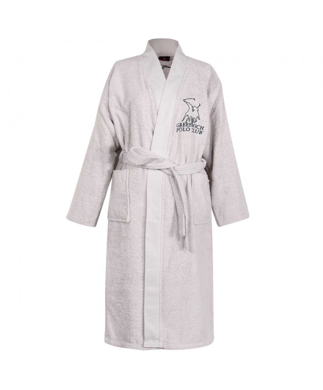 GREENWICH POLO CLUB ΜΠΟΥΡΝΟΥΖΙ X-LARGE ESSENTIAL 3213 LIGHT GREY Μπουρνούζια