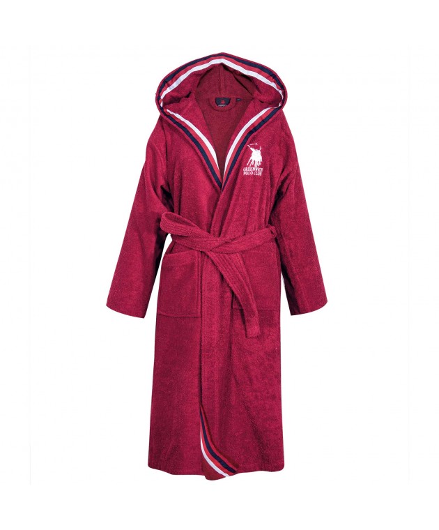 GREENWICH POLO CLUB ΜΠΟΥΡΝΟΥΖΙ SMALL ESSENTIAL 3061 BORDEAUX Μπουρνούζια