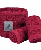 GREENWICH POLO CLUB ΣΕΤ ΠΕΤΣΕΤΕΣ 4 ΤΕΜΑΧΙΩΝ ESSENTIAL 4109 BORDEAUX 30Χ30 Σετ πετσέτες Mπάνιου