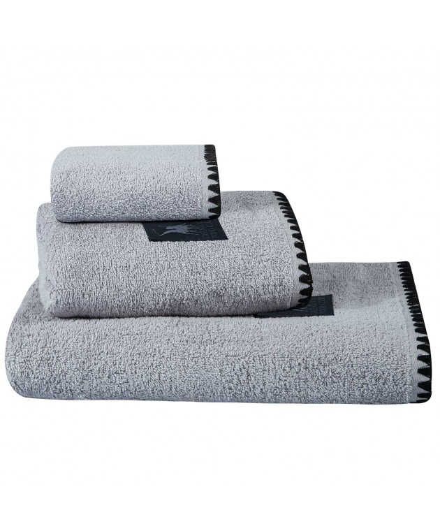GREENWICH POLO CLUB ΣΕΤ ΠΕΤΣΕΤΕΣ 3 ΤΕΜΑΧΙΩΝ ESSENTIAL 4110 GREY Σετ πετσέτες Mπάνιου
