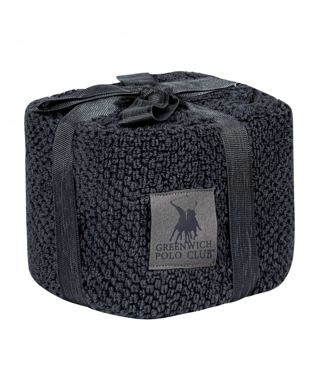 GREENWICH POLO CLUB ΣΕΤ ΠΕΤΣΕΤΕΣ 4 ΤΕΜΑΧΙΩΝ ESSENTIAL 4106 DARK GREY 30Χ30 Σετ πετσέτες Mπάνιου