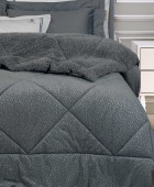 GREENWICH POLO CLUB ΚΟΥΒΕΡΤΟΠΑΠΛΩΜΑ KING SHERPA ESSENTIAL 4435 GREY 240Χ250 Κουβερτοπάπλωμα  king size