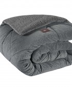 GREENWICH POLO CLUB ΚΟΥΒΕΡΤΟΠΑΠΛΩΜΑ KING SHERPA ESSENTIAL 4435 GREY 240Χ250 Κουβερτοπάπλωμα  king size