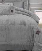 GREENWICH POLO CLUB ΚΟΥΒΕΡΤΟΠΑΠΛΩΜΑ RABBIT FAUX FUR KING PREMIUM 3964 GREY 240Χ250 Κουβερτοπάπλωμα  king size