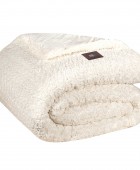 GREENWICH POLO CLUB ΚΟΥΒΕΡΤΟΠΑΠΛΩΜΑ RABBIT FAUX FUR KING ESSENTIAL 3959 WHITE 240Χ250 Κουβερτοπάπλωμα  king size