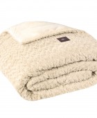 GREENWICH POLO CLUB ΚΟΥΒΕΡΤΟΠΑΠΛΩΜΑ RABBIT FAUX FUR KING ESSENTIAL 3960 ECRU 240Χ250 Κουβερτοπάπλωμα  king size