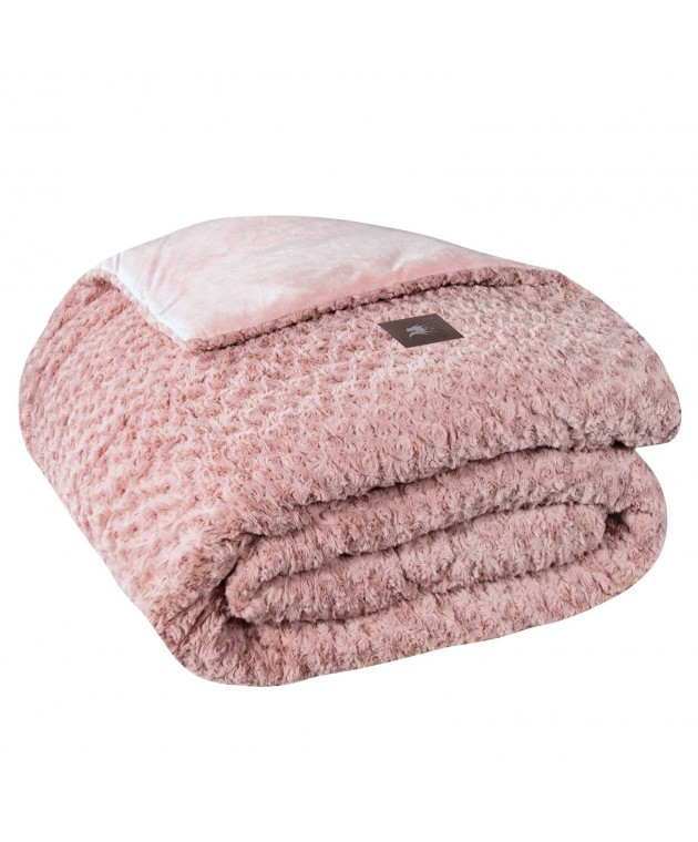 GREENWICH POLO CLUB ΚΟΥΒΕΡΤΟΠΑΠΛΩΜΑ RABBIT FAUX FUR KING ESSENTIAL 3961 NUDE Κουβερτοπάπλωμα  king size