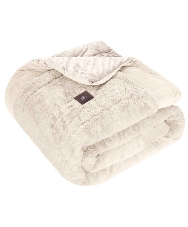 GREENWICH POLO CLUB ΚΟΥΒΕΡΤΟΠΑΠΛΩΜΑ RABBIT FAUX FUR KING PREMIUM 3962 IVORY 240X250 Κουβερτοπάπλωμα  king size