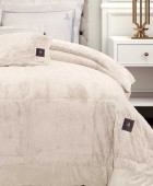 GREENWICH POLO CLUB ΚΟΥΒΕΡΤΟΠΑΠΛΩΜΑ RABBIT FAUX FUR KING PREMIUM 3962 IVORY 240X250 Κουβερτοπάπλωμα  king size
