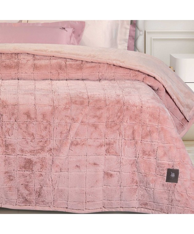 GREENWICH POLO CLUB ΚΟΥΒΕΡΤΑ FAUX FUR ΥΠΕΡΔΙΠΛΗ PREMIUM 3451 SALMON  220Χ240 ΝΕΕΣ ΑΦΙΞΕΙΣ
