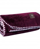 GREENWICH POLO CLUB ΚΟΥΒΕΡΤΑ ΚΑΝΑΠΕ FLEECE 130Χ170 ESSENTIAL 4440 BORDEAUX Κουβέρτες Kαναπέ