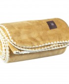 GREENWICH POLO CLUB ΚΟΥΒΕΡΤΑ ΚΑΝΑΠΕ FLEECE 130Χ170 ESSENTIAL 4441 OCHRE Κουβέρτες Kαναπέ
