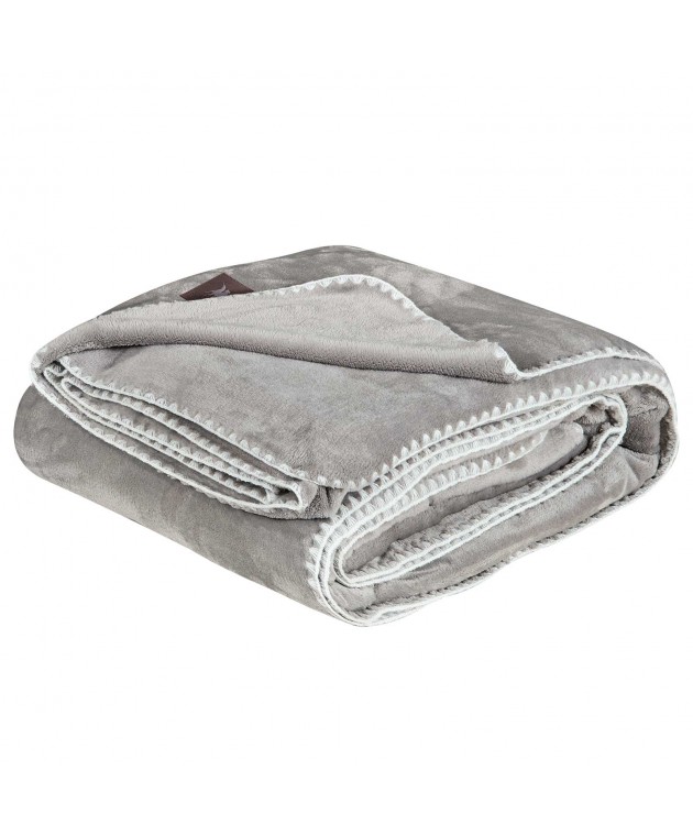 GREENWICH POLO CLUB ΚΟΥΒΕΡΤΑ FLEECE 170X240 ESSENTIAL 4439 GREY Κουβέρτες Fleece Μονές