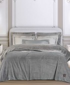 GREENWICH POLO CLUB ΚΟΥΒΕΡΤΑ FLEECE 170X240 ESSENTIAL 4439 GREY Κουβέρτες Fleece Μονές