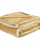 GREENWICH POLO CLUB ΚΟΥΒΕΡΤΑ FLEECE 170X240 ESSENTIAL 4441 OCHRE Κουβέρτες Fleece Μονές