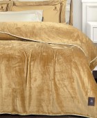 GREENWICH POLO CLUB ΚΟΥΒΕΡΤΑ FLEECE 170X240 ESSENTIAL 4441 OCHRE Κουβέρτες Fleece Μονές