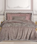 GREENWICH POLO CLUB ΚΟΥΒΕΡΤΑ VELOUR KING ESSENTIAL 3973 DUSTY LILAC 240Χ250 Κουβέρτες Βελουτέ King Size