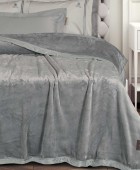 GREENWICH POLO CLUB ΚΟΥΒΕΡΤΑ VELOUR KING ESSENTIAL 3971 GREY 240Χ250 Κουβέρτες Βελουτέ King Size