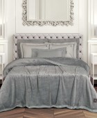 GREENWICH POLO CLUB ΚΟΥΒΕΡΤΑ VELOUR KING ESSENTIAL 3971 GREY 240Χ250 Κουβέρτες Βελουτέ King Size