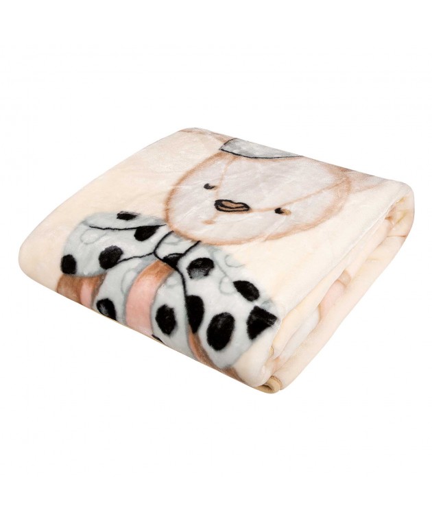 GREENWICH POLO CLUB ΚΟΥΒΕΡΤΑ VELOUR JUNIOR ESSENTIAL 8859 CREAM 160Χ220 Κουβέρτες Βελουτέ