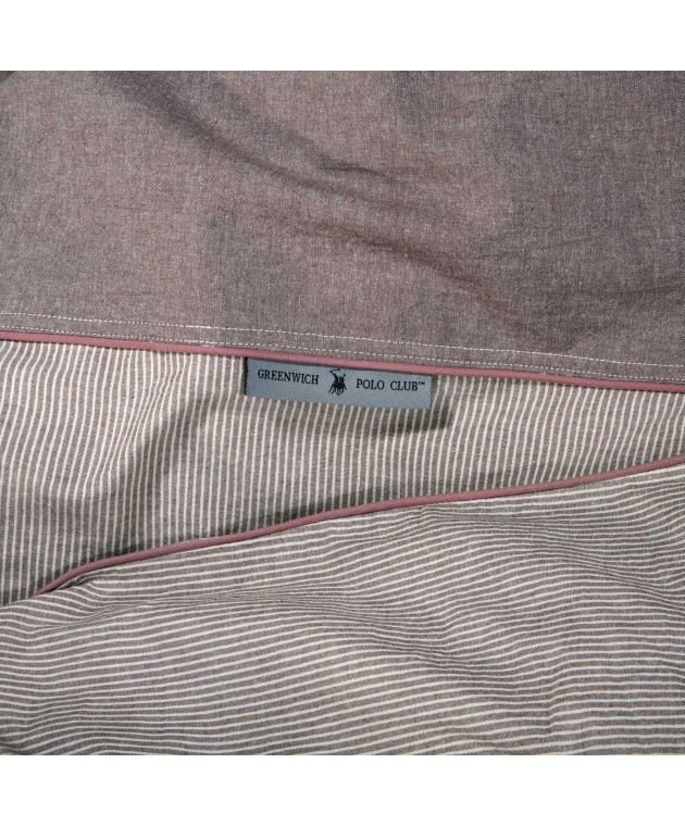 GREENWICH POLO CLUB ΠΑΠΛΩΜΑΤΟΘΗΚΗ ΣΕΤ ΥΠΕΡΔΙΠΛH ESSENTIAL 2295 GREY 220Χ240 Παπλωματοθήκες Υπέρδιπλες Μονόχρωμες