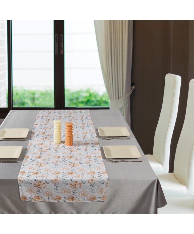 DAS HOME ΣΕΤ ΤΡΑΠΕΖΟΜΑΝΤΗΛΟ 2ΤΜΧ 140Χ220 0867 GREY Τραπεζομάντηλα