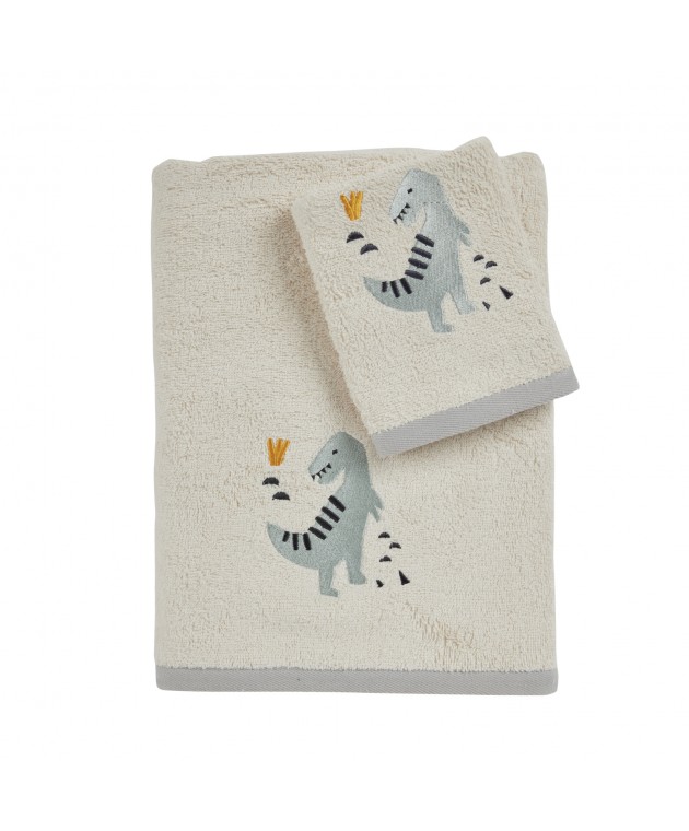 DAS BABY ΣΕΤ ΠΕΤΣΕΤΕΣ 2 ΤΕΜΑΧΙΩΝ ΚΕΝΤΗΤΕΣ FUN 4977 MINT, TAUPE Βρεφικές Πετσέτες