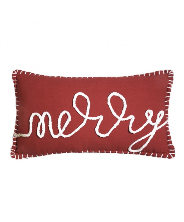 DAS HOME CHRISTMAS ΜΑΞΙΛΑΡΙ ΦΙΓΟΥΡΑΣ 30X50 0844 RED Μαξιλαράκια Χριστουγεννιάτικα Διακοσμητικά
