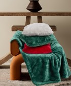 DAS HOME ΜΑΞΙΛΑΡΙ ΦΙΓΟΥΡΑΣ 40X40 CHRISTMAS 1373 GREY Μαξιλαράκια Χριστουγεννιάτικα Διακοσμητικά