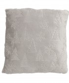 DAS HOME ΜΑΞΙΛΑΡΙ ΦΙΓΟΥΡΑΣ 40X40 CHRISTMAS 1373 GREY Μαξιλαράκια Χριστουγεννιάτικα Διακοσμητικά