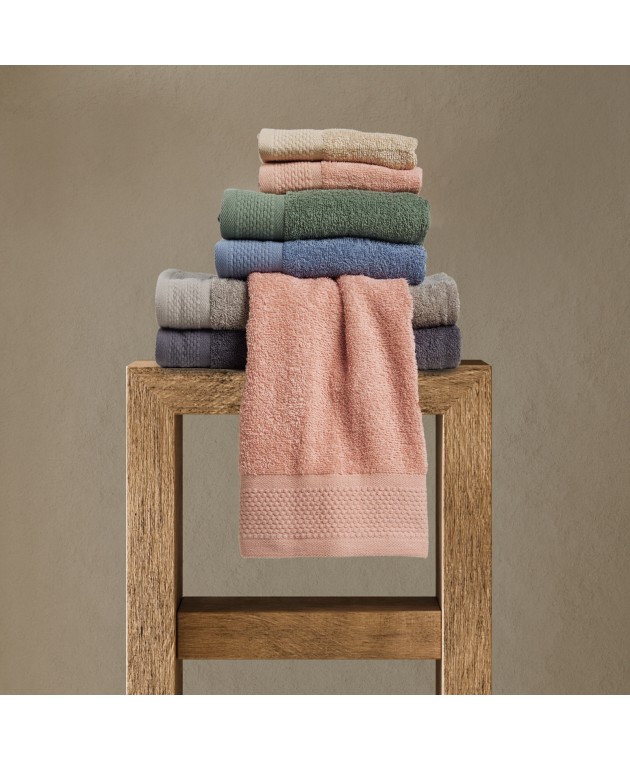 DAS HOME ΣΕΤ ΠΕΤΣΕΤΕΣ 3ΤΕΜΑΧΙΩΝ BEST 0834 GREY Σετ πετσέτες Mπάνιου