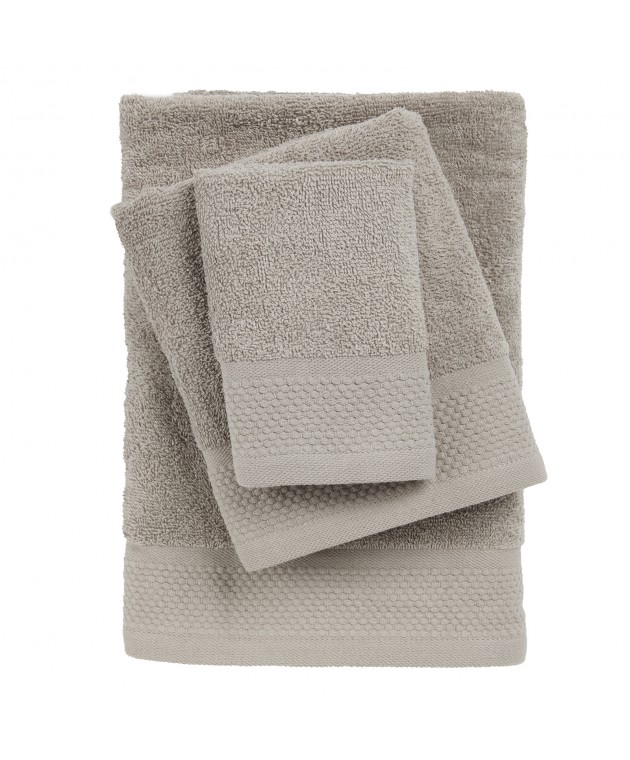 DAS HOME ΣΕΤ ΠΕΤΣΕΤΕΣ 3ΤΕΜΑΧΙΩΝ BEST 0834 GREY Σετ πετσέτες Mπάνιου