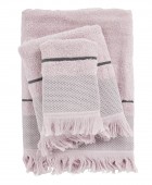 DAS HOME ΣΕΤ ΠΕΤΣΕΤΕΣ 3ΤΕΜΑΧΙΩΝ BEST 0838 LILAC Σετ πετσέτες Mπάνιου