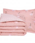 DAS KIDS ΣΕΤ ΣΕΝΤΟΝΙΑ ΜΟΝΑ 4973 PINK 170Χ260 Παιδικά Σεντόνια