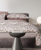 DAS HOME ΣΕΤ ΣΕΝΤΟΝΙΑ ΥΠΕΡΔΙΠΛΑ HAPPY FLANNEL 9681 BEIGE, BROWN 240Χ260 Σεντόνια Φανελένια Υπέρδιπλα