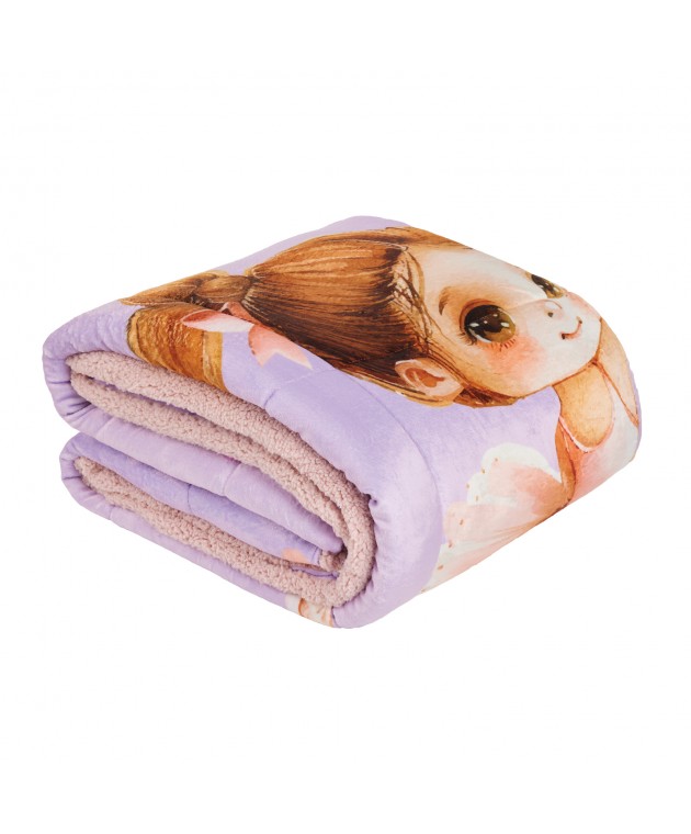 DAS KIDS ΚΟΥΒΕΡΤΟΠΑΠΛΩΜΑ 160Χ220 4972 PINK, PURPLE ΝΕΕΣ ΑΦΙΞΕΙΣ