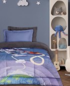 DAS KIDS ΚΟΥΒΕΡΤΟΠΑΠΛΩΜΑ 160Χ220 4975 BLUE, GREY ΝΕΕΣ ΑΦΙΞΕΙΣ