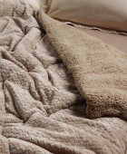 DAS HOME ΚΟΥΒΕΡΤΟΠΑΠΛΩΜΑ SHERPA ΜΟΝΟ 1367 TAUPE 160Χ220 Κουβερτοπαπλώματα Μονά