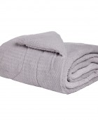 DAS HOME ΚΟΥΒΕΡΤΟΠΑΠΛΩΜΑ SHERPA ΜΟΝΟ 1368 GREY 160Χ220 Κουβερτοπαπλώματα Μονά