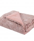 DAS HOME VELVET ΚΟΥΒΕΡΤΟΠΑΠΛΩΜΑ SHERPA ΜΟΝΟ 1377 NUDE 160Χ220 Κουβερτοπαπλώματα Μονά