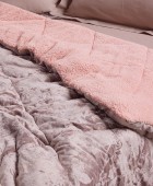 DAS HOME VELVET ΚΟΥΒΕΡΤΟΠΑΠΛΩΜΑ SHERPA ΜΟΝΟ 1377 NUDE 160Χ220 Κουβερτοπαπλώματα Μονά