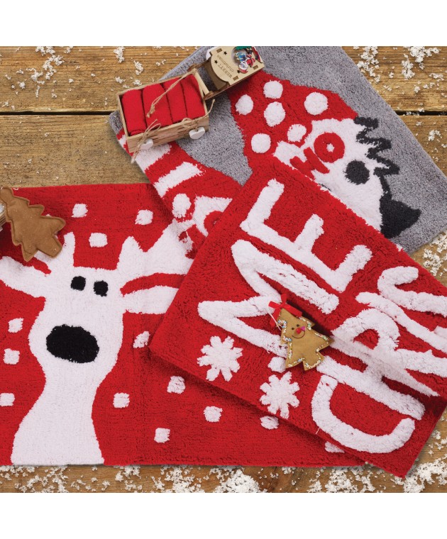 DAS HOME ΤΑΠΕΤΟ ΜΠΑΝΙΟΥ 50Χ80 CHRISTMAS 0850 RED ΝΕΕΣ ΑΦΙΞΕΙΣ