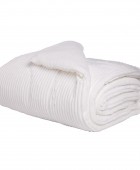 DAS HOME ΚΟΥΒΕΡΤΟΠΑΠΛΩΜΑ SHERPA ΜΟΝΟ 1364 WHITE 160Χ220 Κουβερτοπαπλώματα Μονά