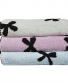 DAS HOME ΚΟΥΒΕΡΤΑ ΚΑΝΑΠΕ JACQUARD FLEECE 1380 LIGHT BLUE 130Χ170 Κουβέρτες Kαναπέ