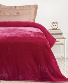 DAS KIDS ΚΟΥΒΕΡΤΑ VELOUR MONH 0294 PINK 160Χ220 Κουβέρτες Βελουτέ