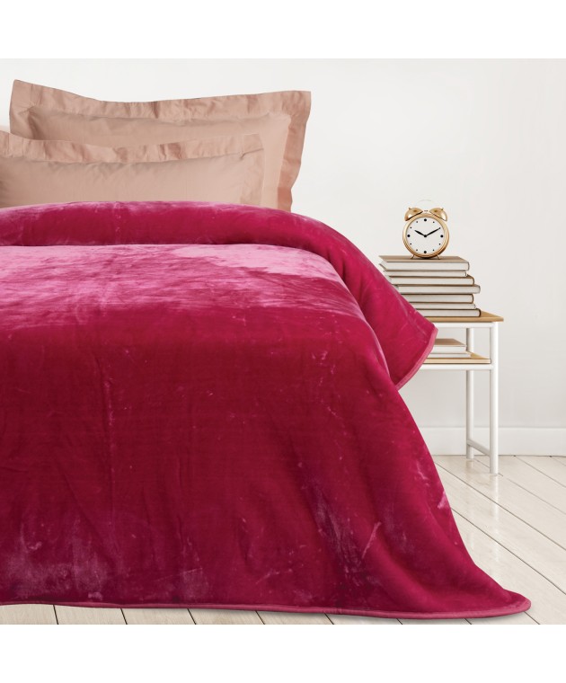 DAS KIDS ΚΟΥΒΕΡΤΑ VELOUR MONH 0294 PINK 160Χ220 Κουβέρτες Βελουτέ