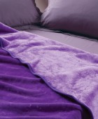 DAS KIDS ΚΟΥΒΕΡΤΑ VELOUR MONH 0296 PURPLE 160Χ220 Κουβέρτες Βελουτέ