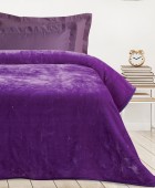 DAS KIDS ΚΟΥΒΕΡΤΑ VELOUR MONH 0296 PURPLE 160Χ220 Κουβέρτες Βελουτέ