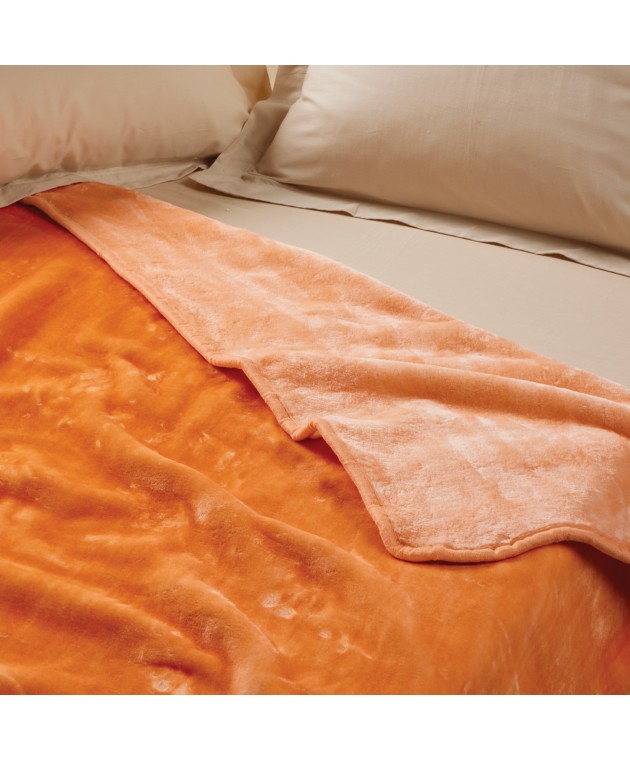 DAS KIDS ΚΟΥΒΕΡΤΑ VELOUR MONH 0297 SALMON 160Χ220 Κουβέρτες Βελουτέ